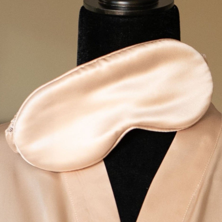 Sleep Mask - Champagne - Silken Pure