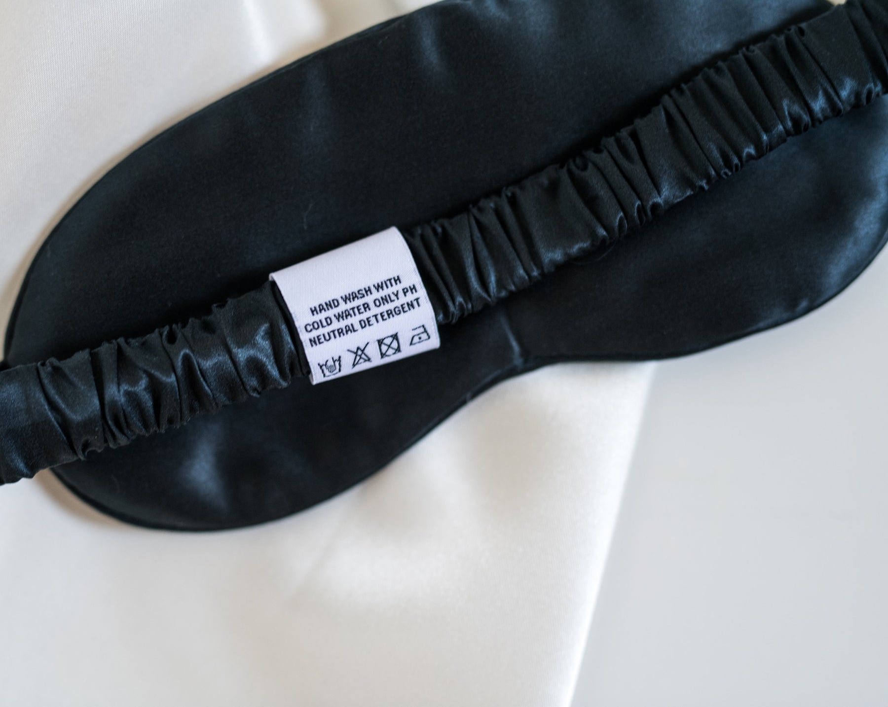 Sleep Mask- Black - Silken Pure
