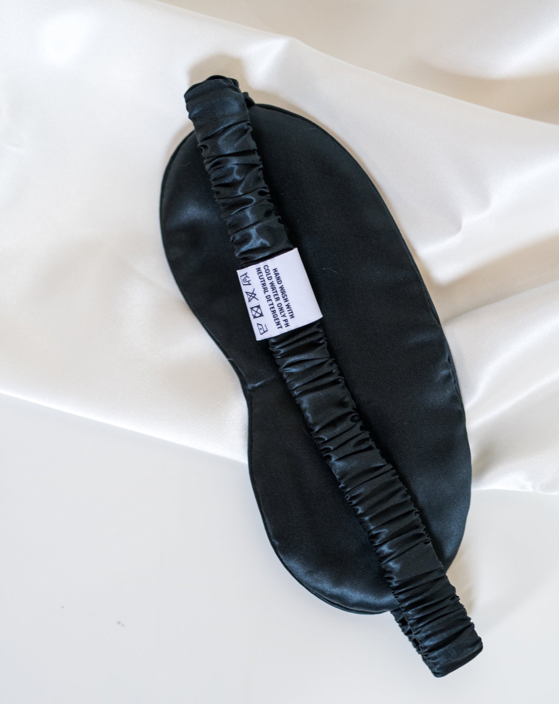Sleep Mask- Black - Silken Pure