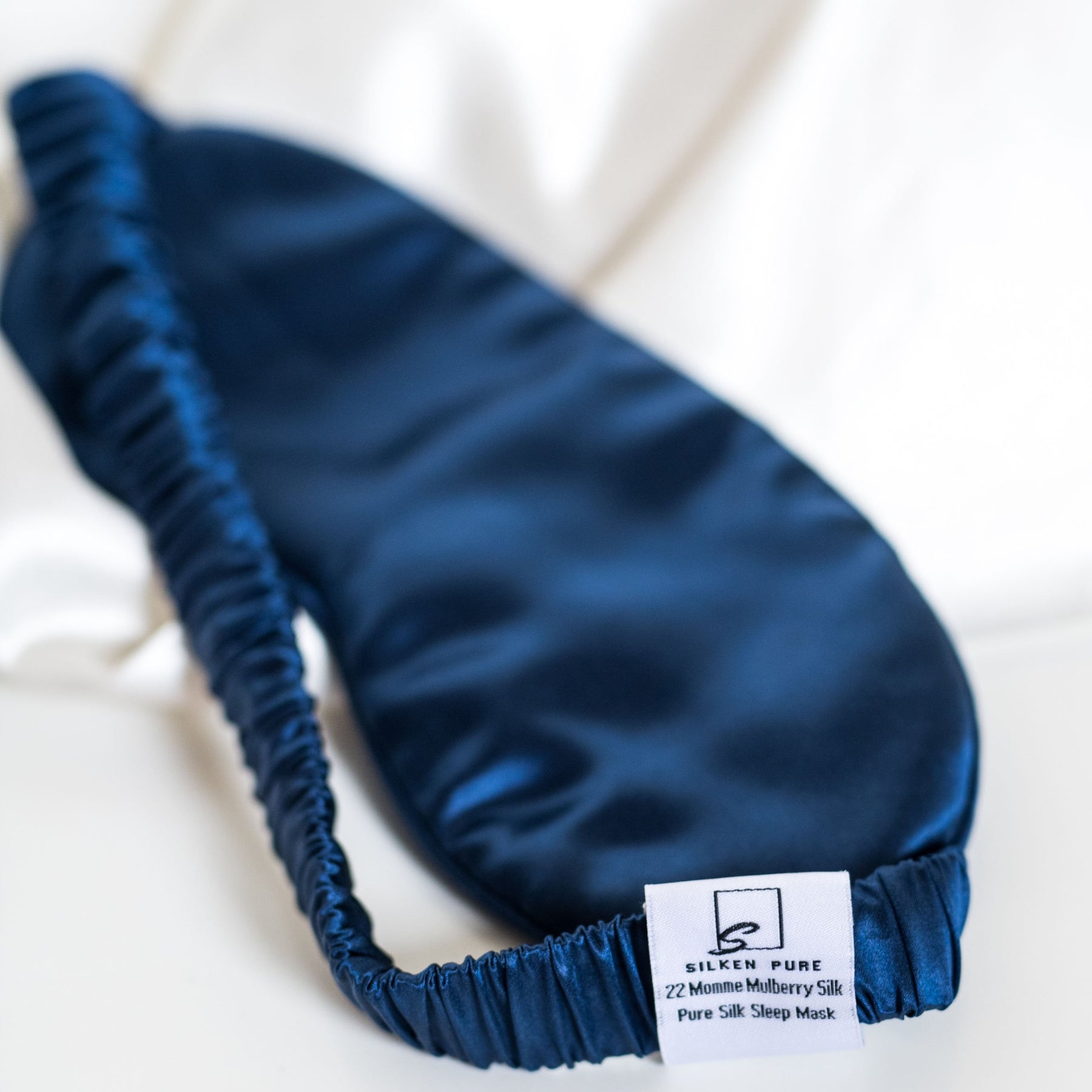 Sleep Mask - Blue - Silken Pure