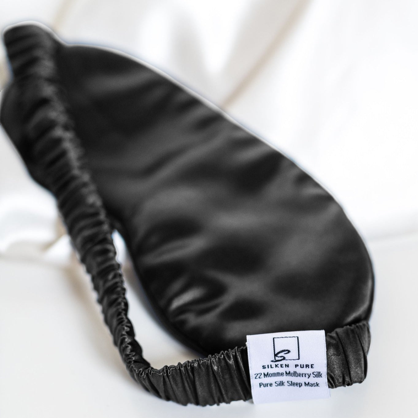 Sleep Mask - Black - Silken Pure