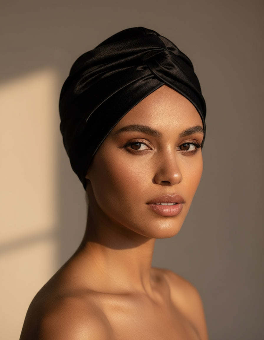 NEW Adjustable Double-Lined Silk Hair Turban | Preorder Now
