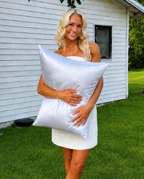Pure Mulberry Silk Zippered Pillowcase~award winning pure mulberry silk