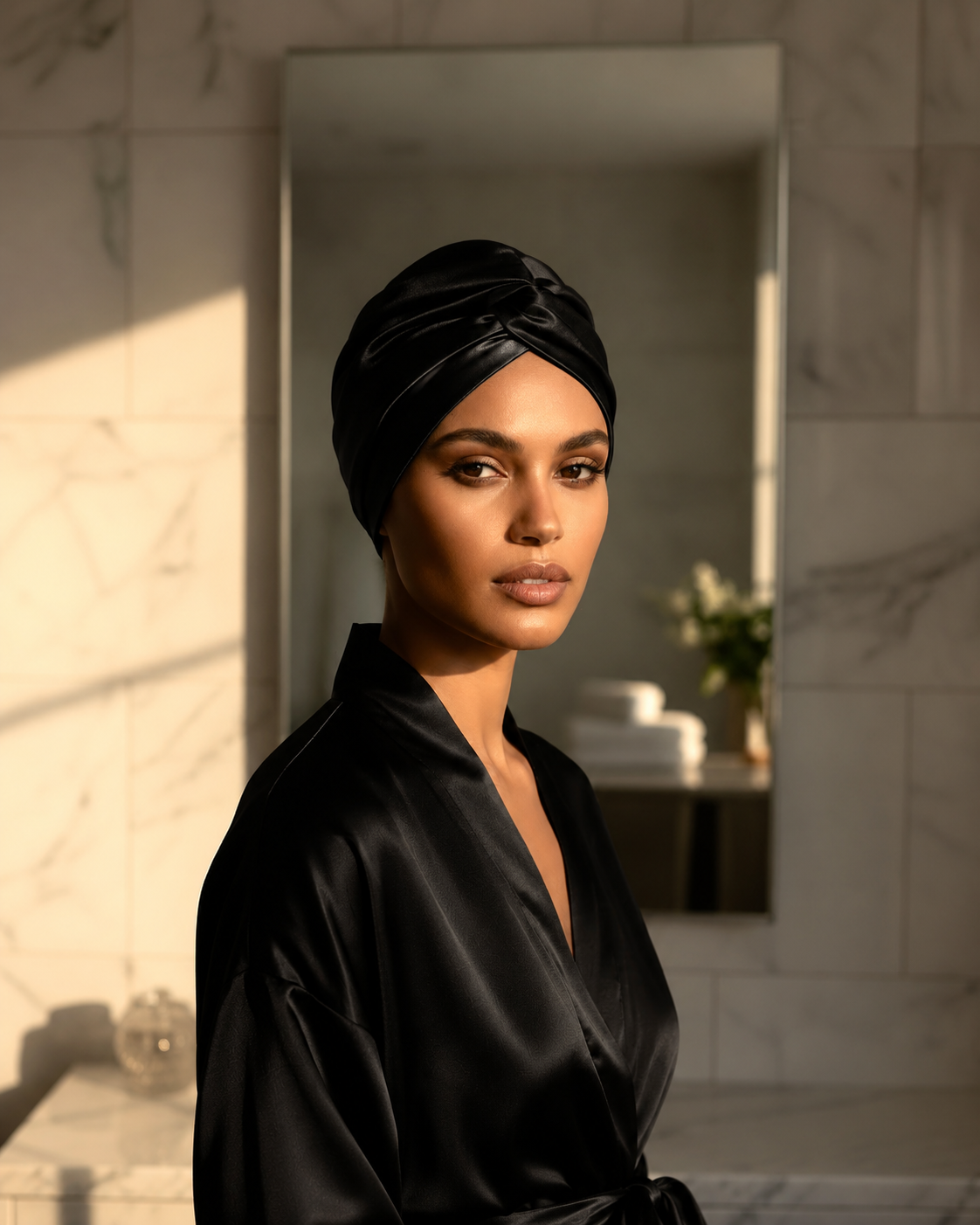 Sold out 3 times! Will definitely sell out again! Double Lined Silk Hair Turban~4 colors~