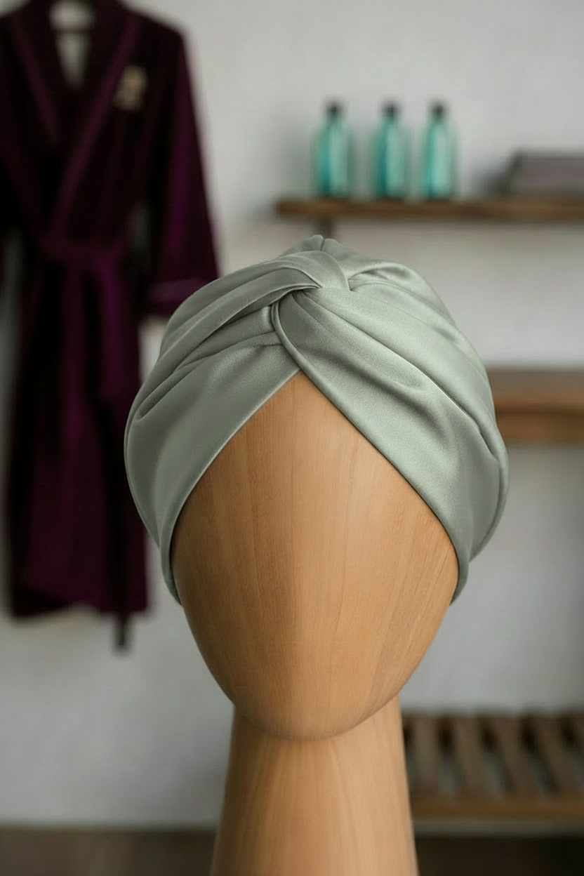 NEW Adjustable Double-Lined Silk Hair Turban | Preorder Now