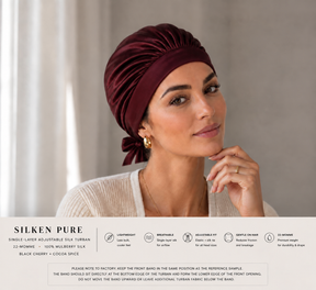 Silken Pure Silk Sleep Wrap | Single-Layer Adjustable 22-Momme Silk| Special Preorder pricing Now
