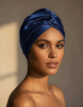 NEW Adjustable Double-Lined Silk Hair Turban