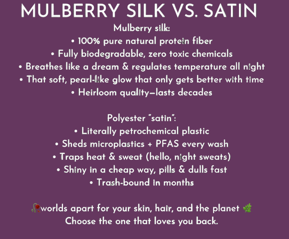 BOGO SALE- 24 hours only starts Sunday @9am EST .Silk Zippered Pillowcase~award winning pure mulberry silk