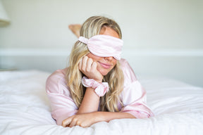 Sleep Mask - Pink - Silken Pure